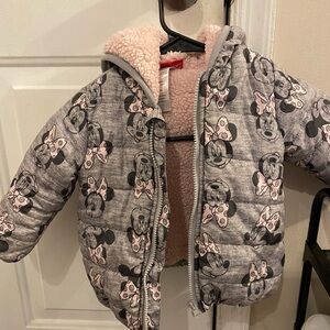 Disney Pink Minnie Mouse Fleece Jacket